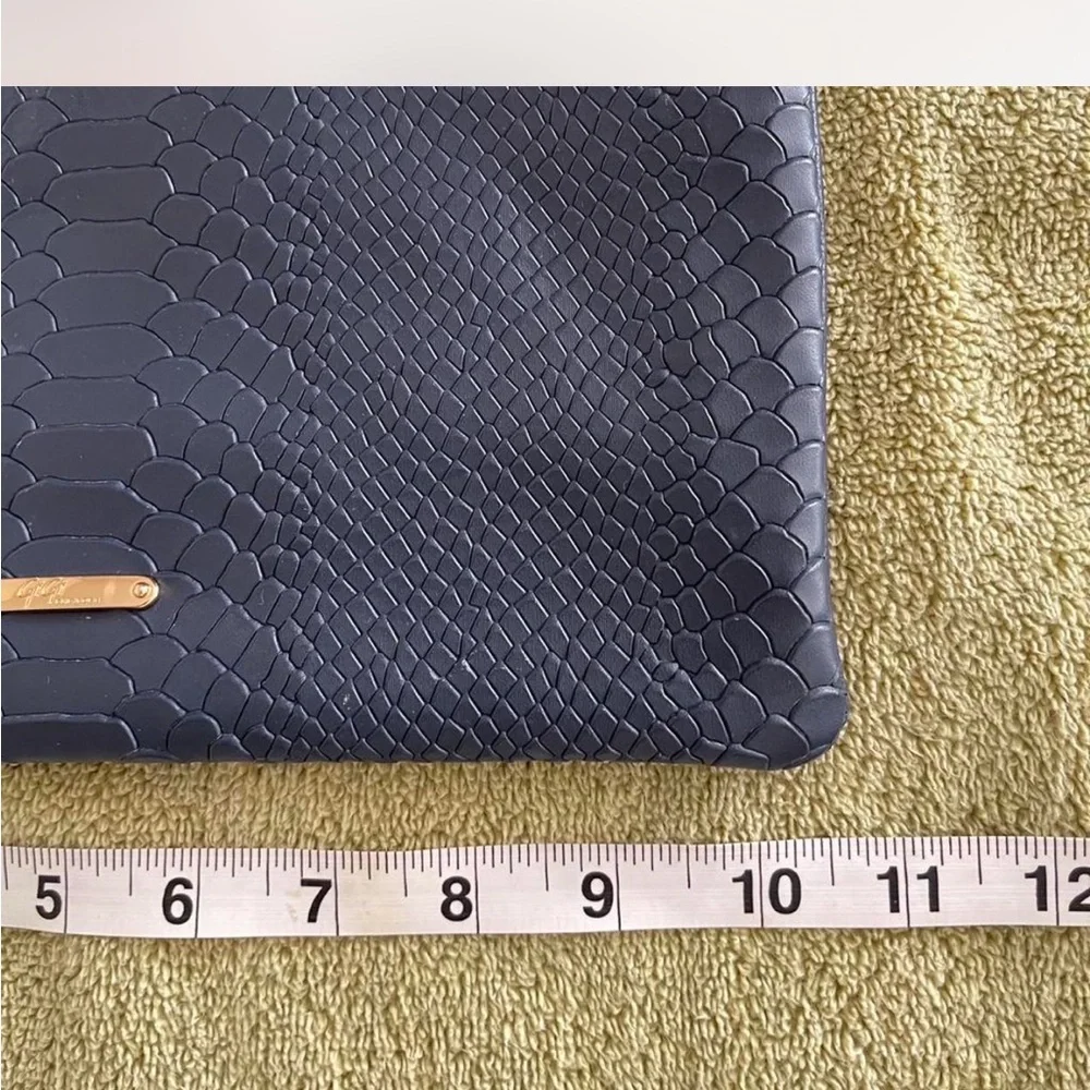 Curateur Box Elegant Navy Blue Clutch Crossbody bag laptop case Classic career